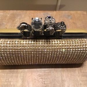 Vintage “Brass Knuckles” Glitz and Glam Clutch